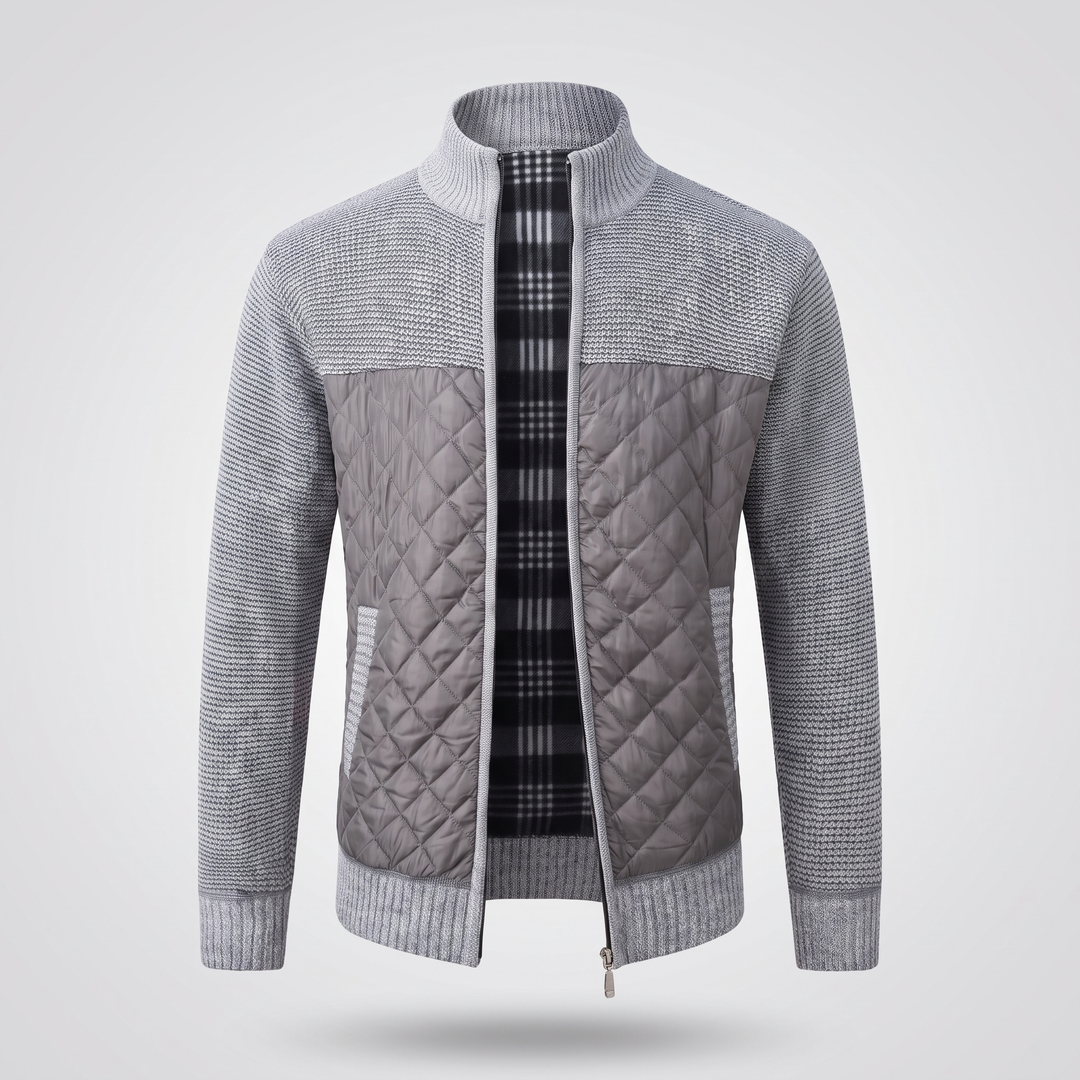 KLASSISK QUILTAD STICKAD JACKET