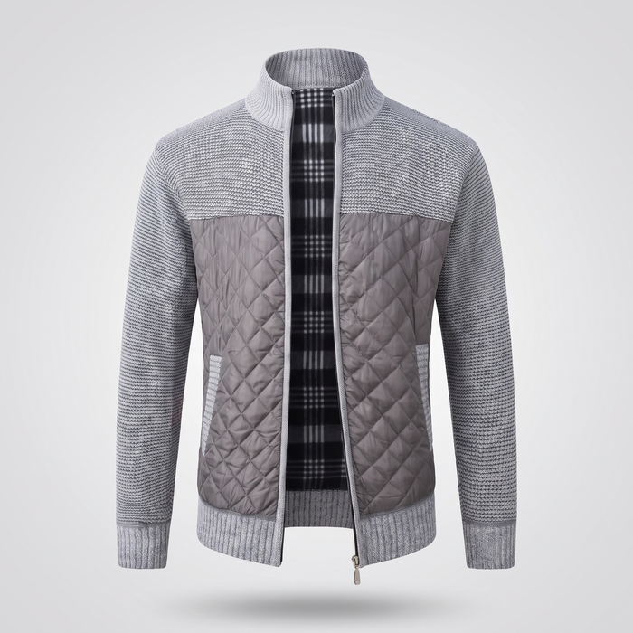KLASSISK QUILTAD STICKAD JACKET