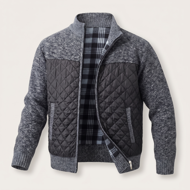 KLASSISK QUILTAD STICKAD JACKET