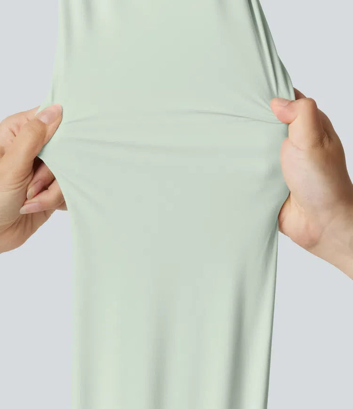 Halara UltraSculpt med hög midja och magkontroll formande träningsleggings med fickor
