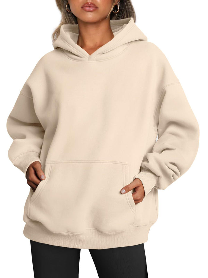 Wilma | Oversize hoodie med fleecefoder och känguruficka