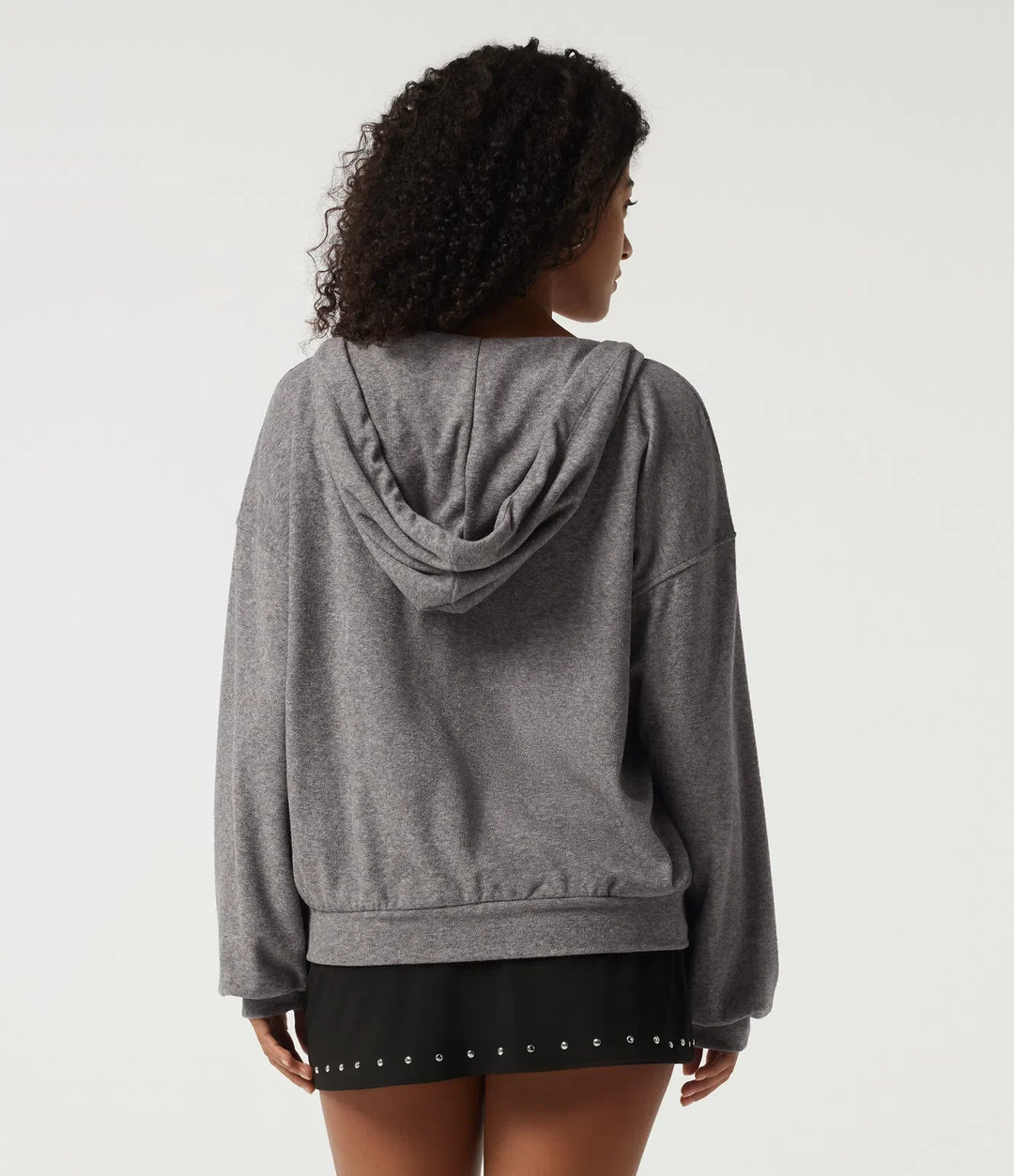 Med huva långärmad vardaglig pullover sweatshirt med fickor