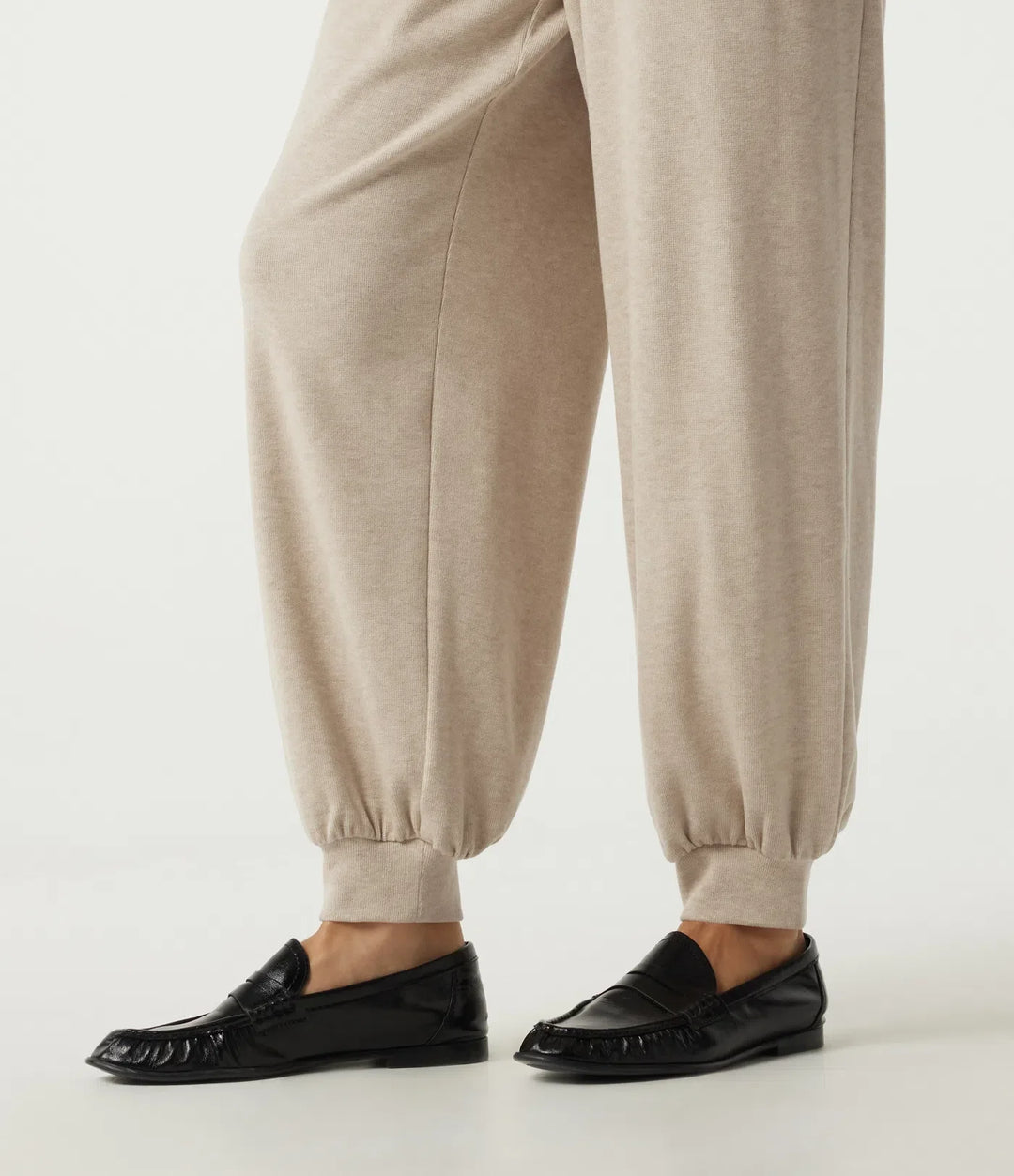 Rund hals långärmad vardaglig jumpsuit med fickor -Easy Peezy Edition