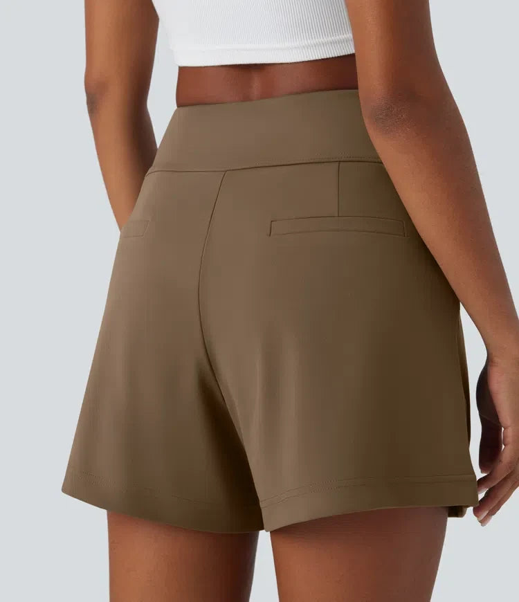 DayStretch med hög midja för arbete baggy shorts 4&