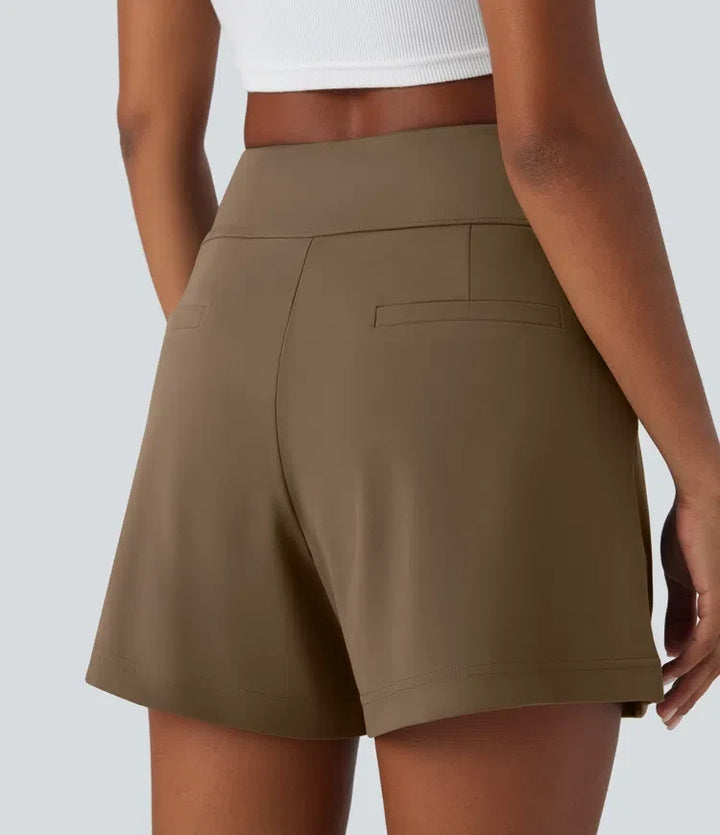 DayStretch med hög midja för arbete baggy shorts 4&