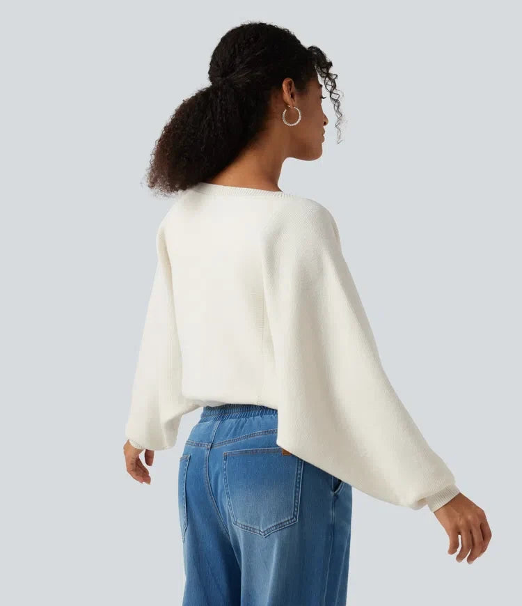 Långärmad öppen front vardaglig cardigan