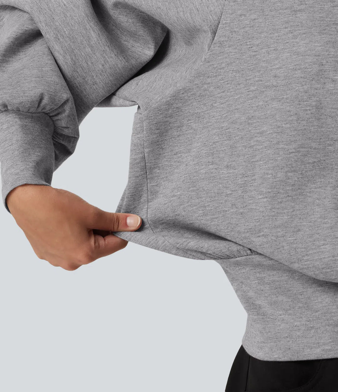 Rund hals bubbla långärmad vardaglig sweatshirt