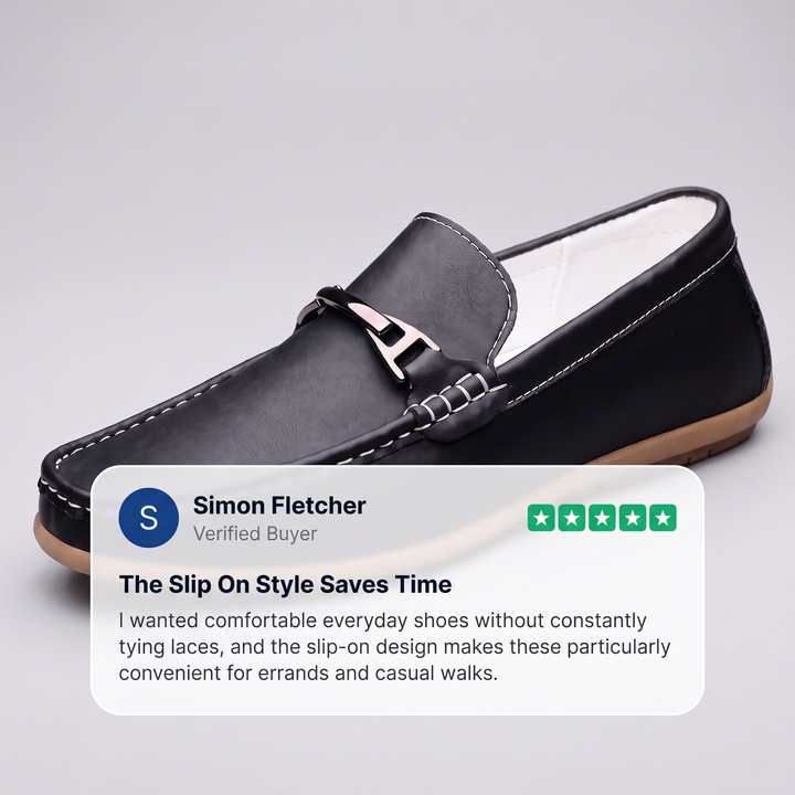KLASSISKA LÄDERLOAFERS