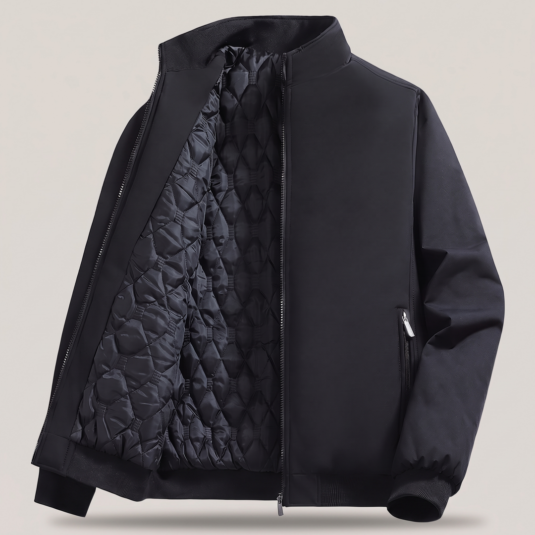 KLASSISK QUILTAD BOMBERJACKA