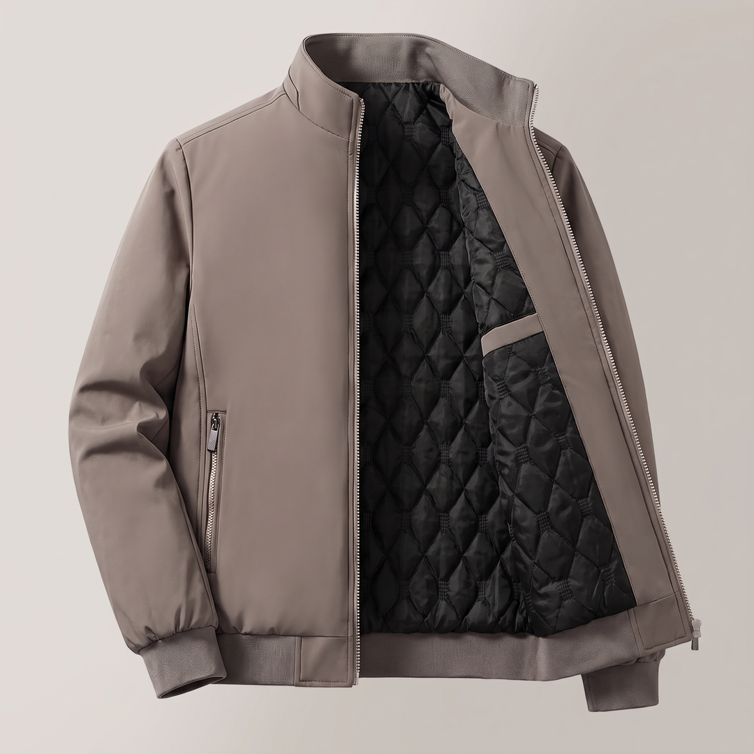 KLASSISK QUILTAD BOMBERJACKA