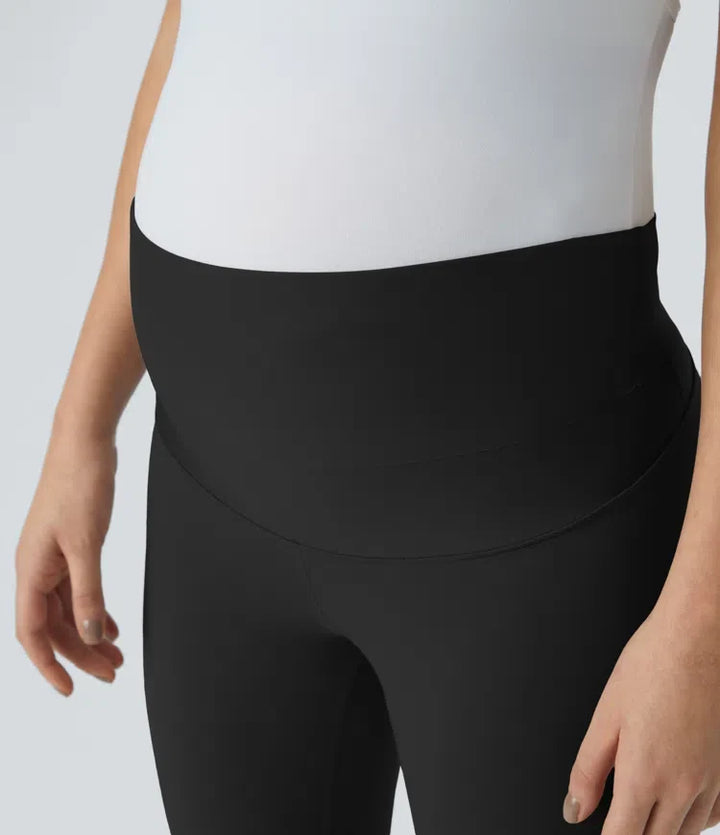 SoftlyZero med extra hög midja gravid yoga 7/8 leggings