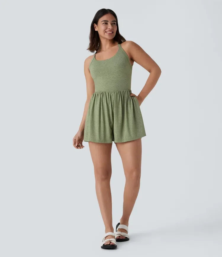Ficka 2-i-1 playsuit – Easy Peezy-utgåva