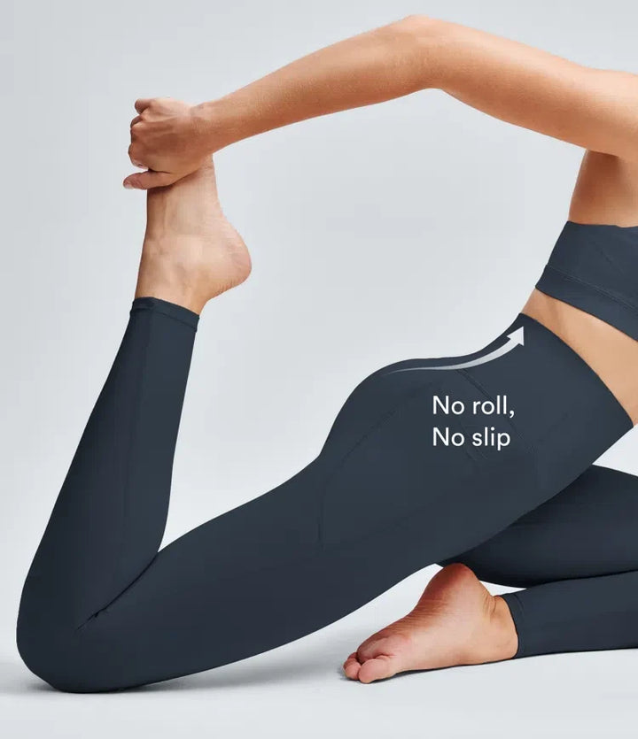 Halara UltraSculpt med hög midja scrunch-effekt rumplyftande magkontroll ficka formande träningsleggings