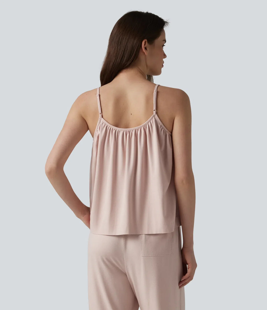 Draperad avkoppling linne