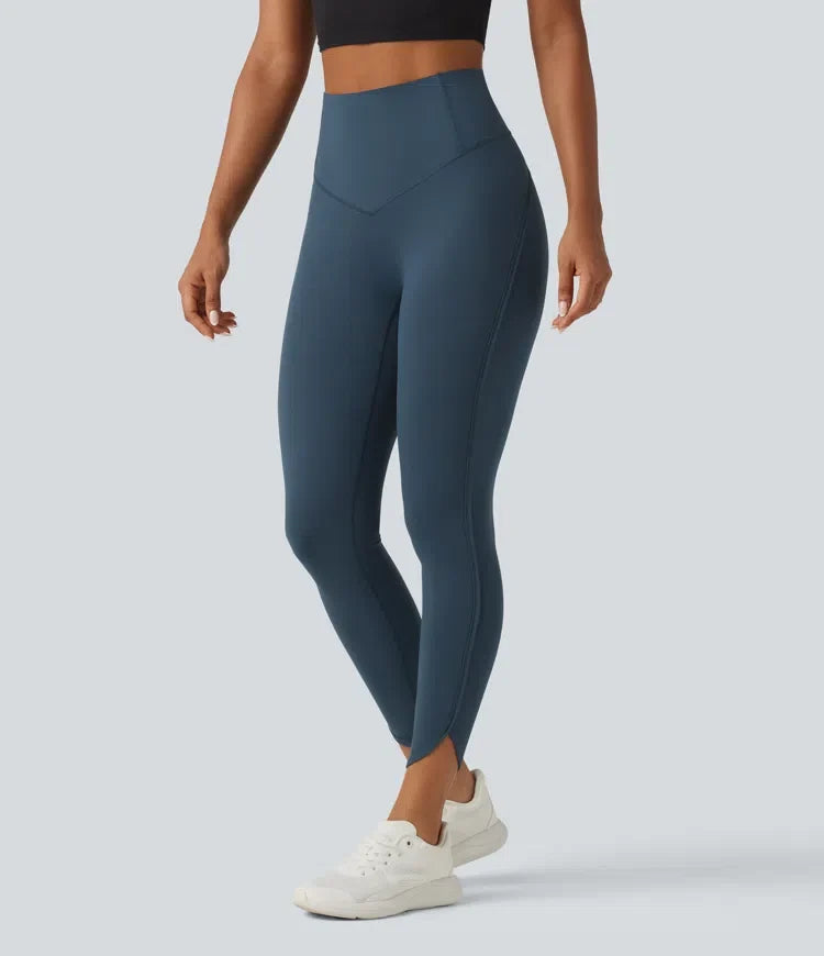 Halara UltraSculpt med hög midja och magkontroll träningsleggings med fickor