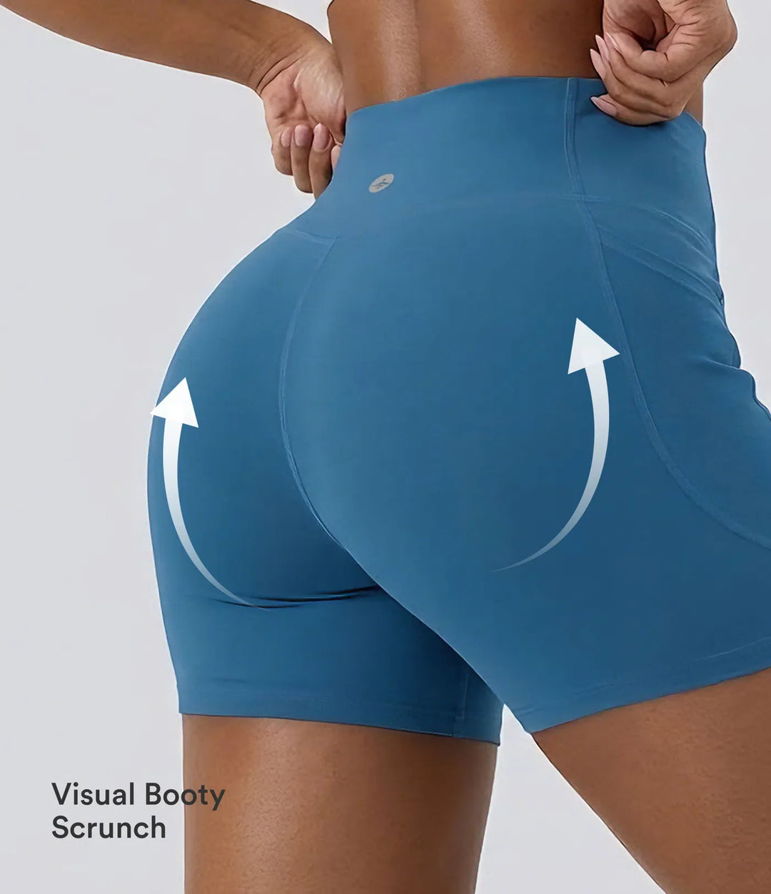 Lyckera UltraSculpt högmidjad magkontroll sidoficka formande träning bikershorts 5&