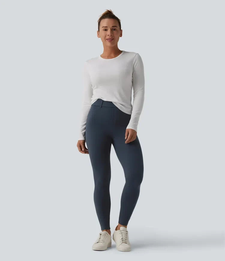 Halara UltraSculpt med hög midja vardagsleggings med fickor