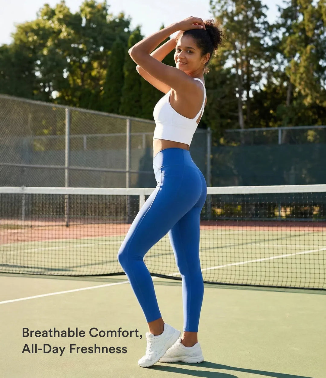 SoftlyZero omlottmodell med ficka enfärgad leggings