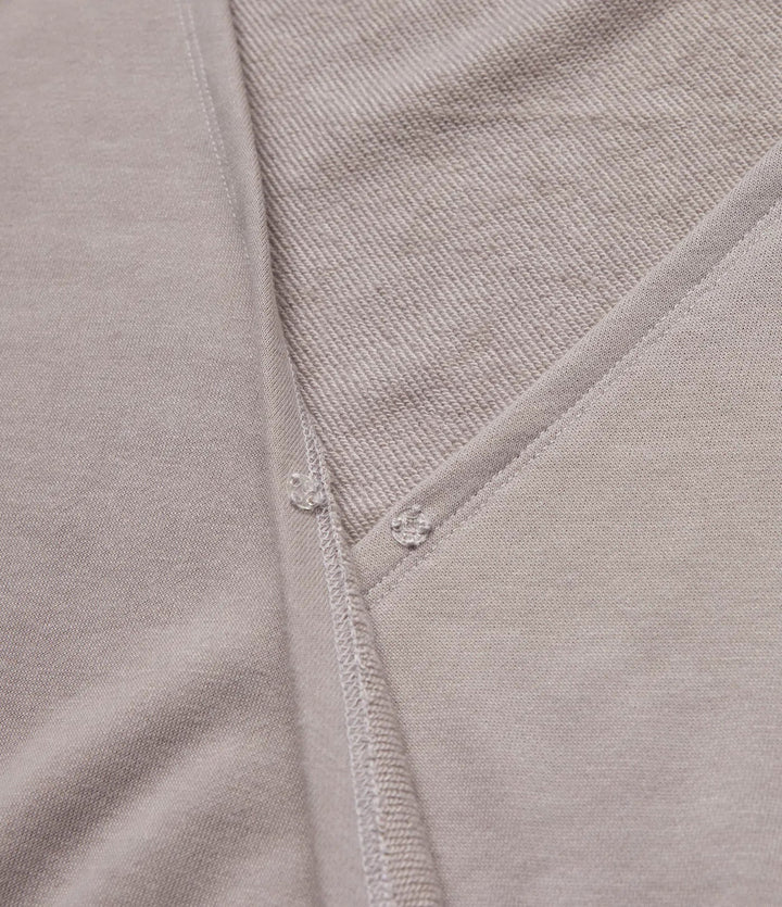 V-ringad långärmad vardaglig sweatshirt
