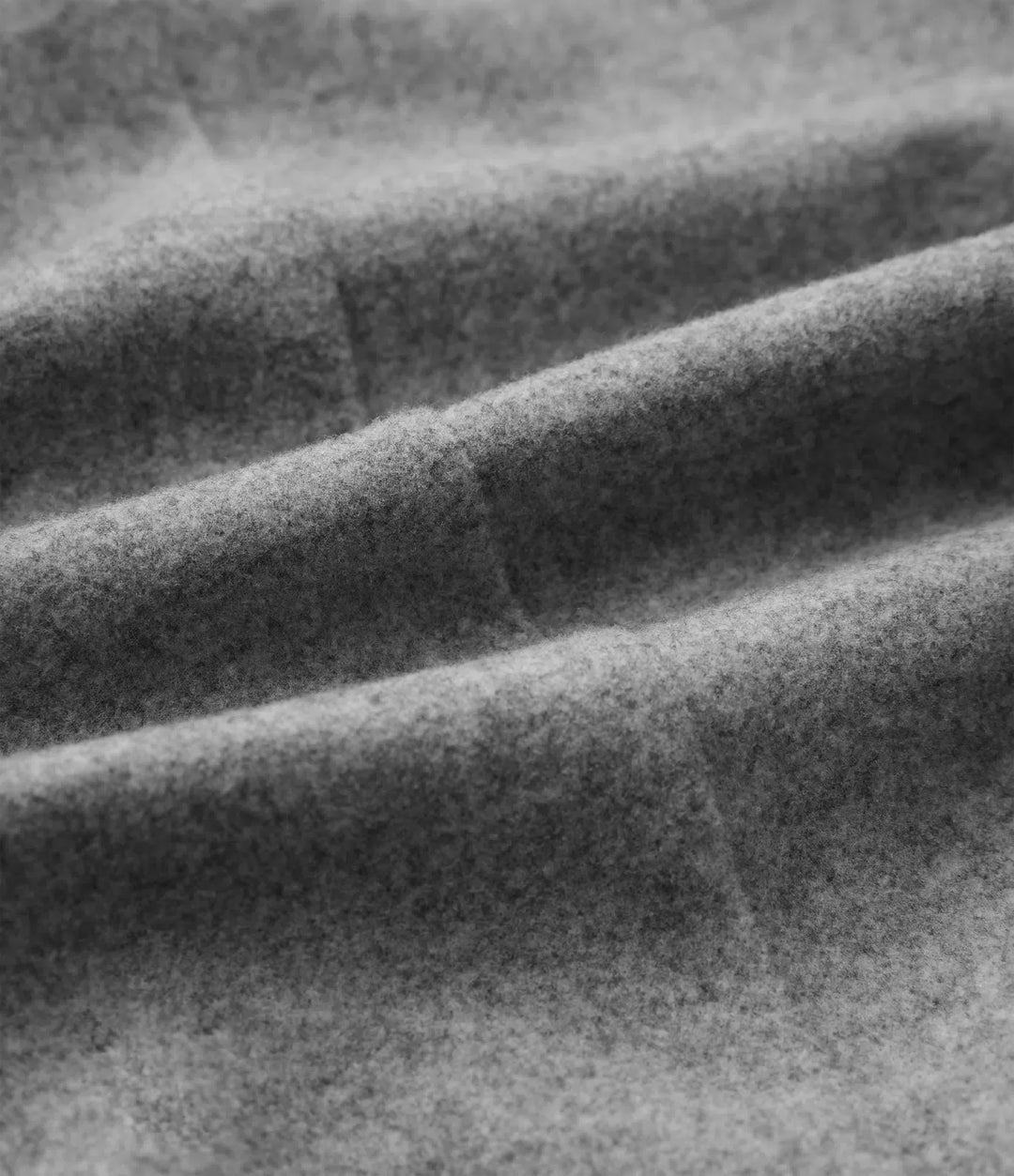 Rund hals långärmad dragkedja fleece arbetsjacka