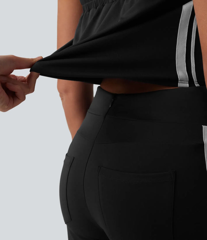 SoftlyZero snabbtorkande tub sidoränder vardaglig jumpsuit med fickor-Easy Peezy
