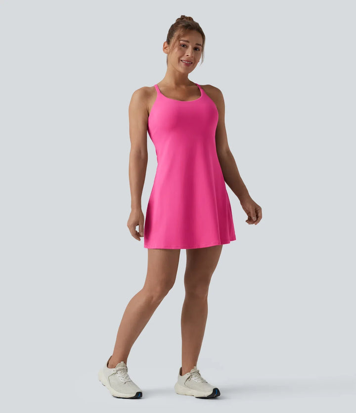 Softlyzero Plush bar rygg träningsklänning – Easy Peezy-utgåva DD-F