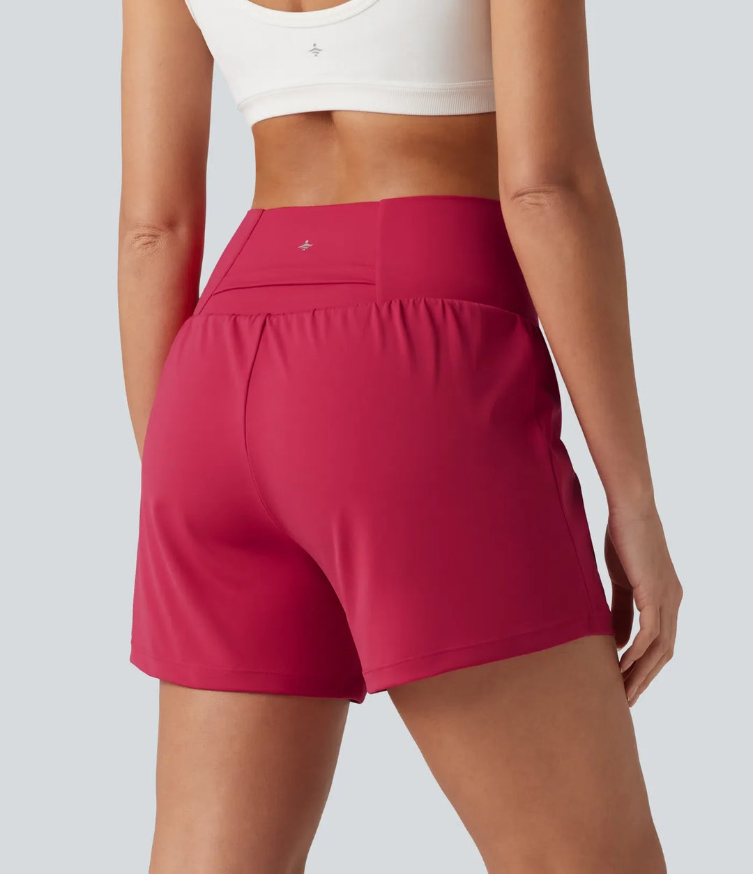 SoftlyZero luftig crossover högmidjad 2-i-1 InstantCool yoga shorts 5&