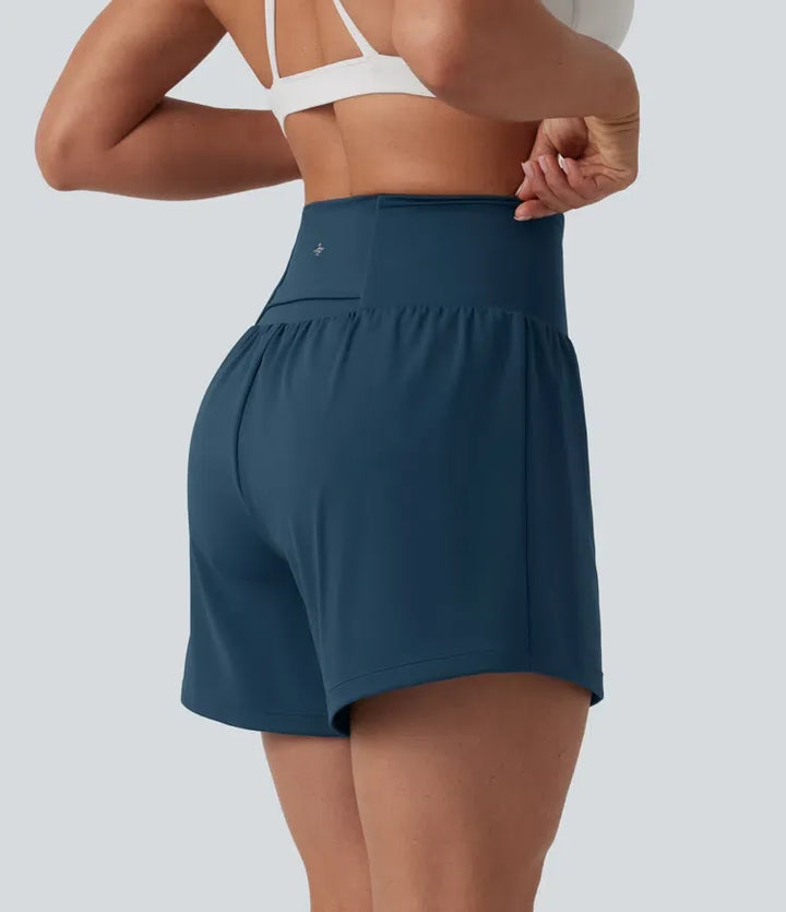 Softlyzero Airy med hög midja och magkontroll 2-i-1 InstantCool yogashorts 5&