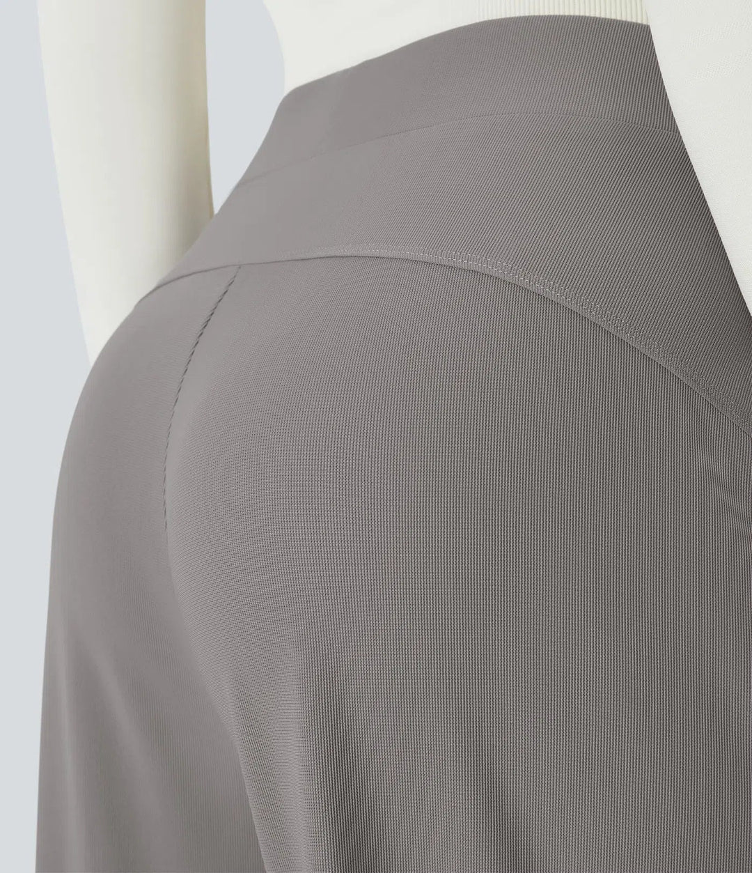 Lyckera Flex högmidjad kropp skulptera Waist-slimmande ficka vida ben mikro våffelstruktur arbetsbyxor