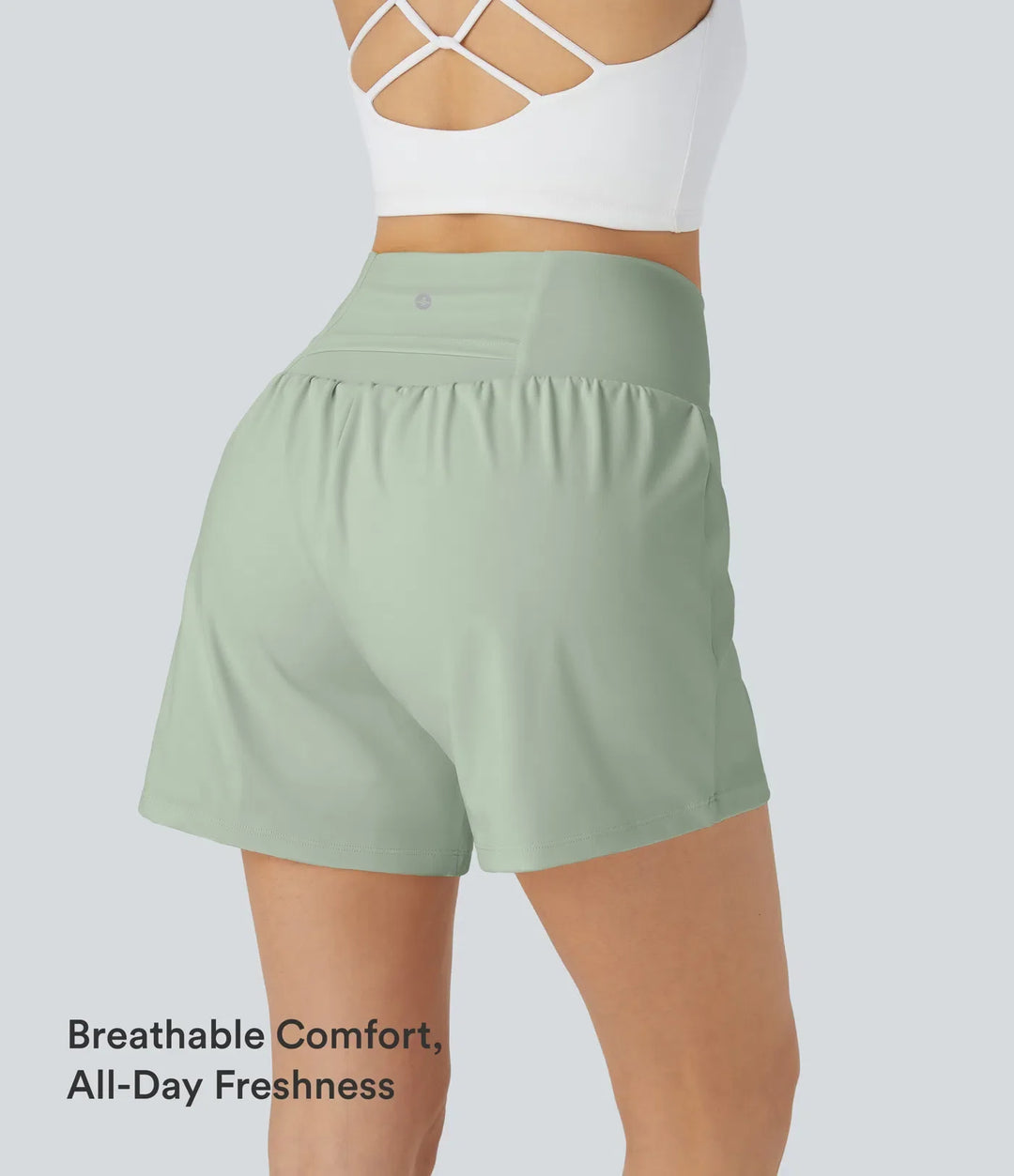 SoftlyZero Airy med extra hög midja 2-i-1 InstantCool yogashorts 5&