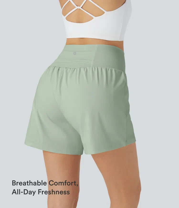 SoftlyZero Airy med extra hög midja 2-i-1 InstantCool yogashorts 5&