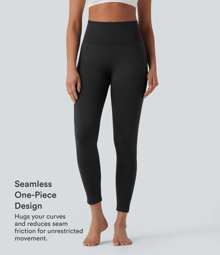 OneForm sömlös flow högmidjad magkontroll rumplyftande yogaleggings