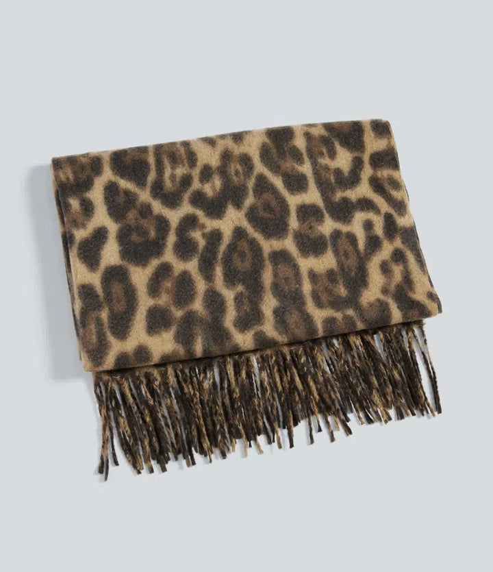 Leopardmönster vardaglig sjal