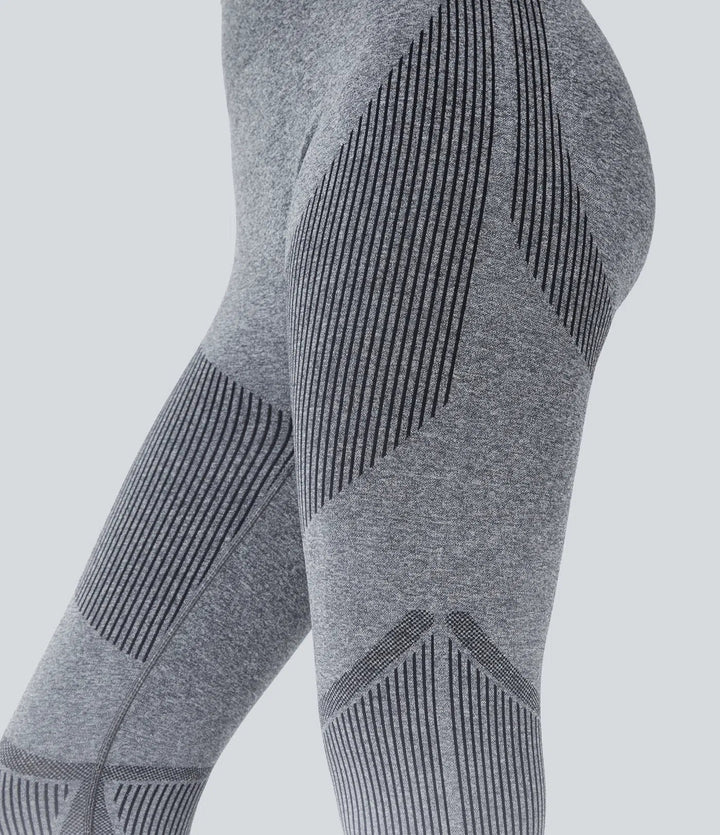OneForm sömlös flow högmidjad gradient löpning leggings