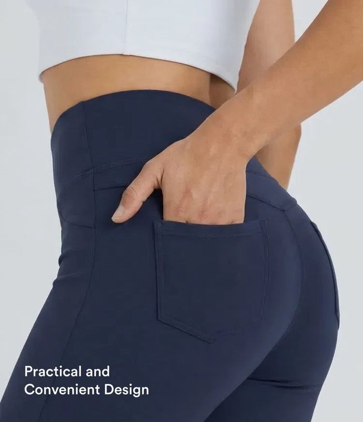 DayStretch med hög midja och ficka utsvängd yogaleggings