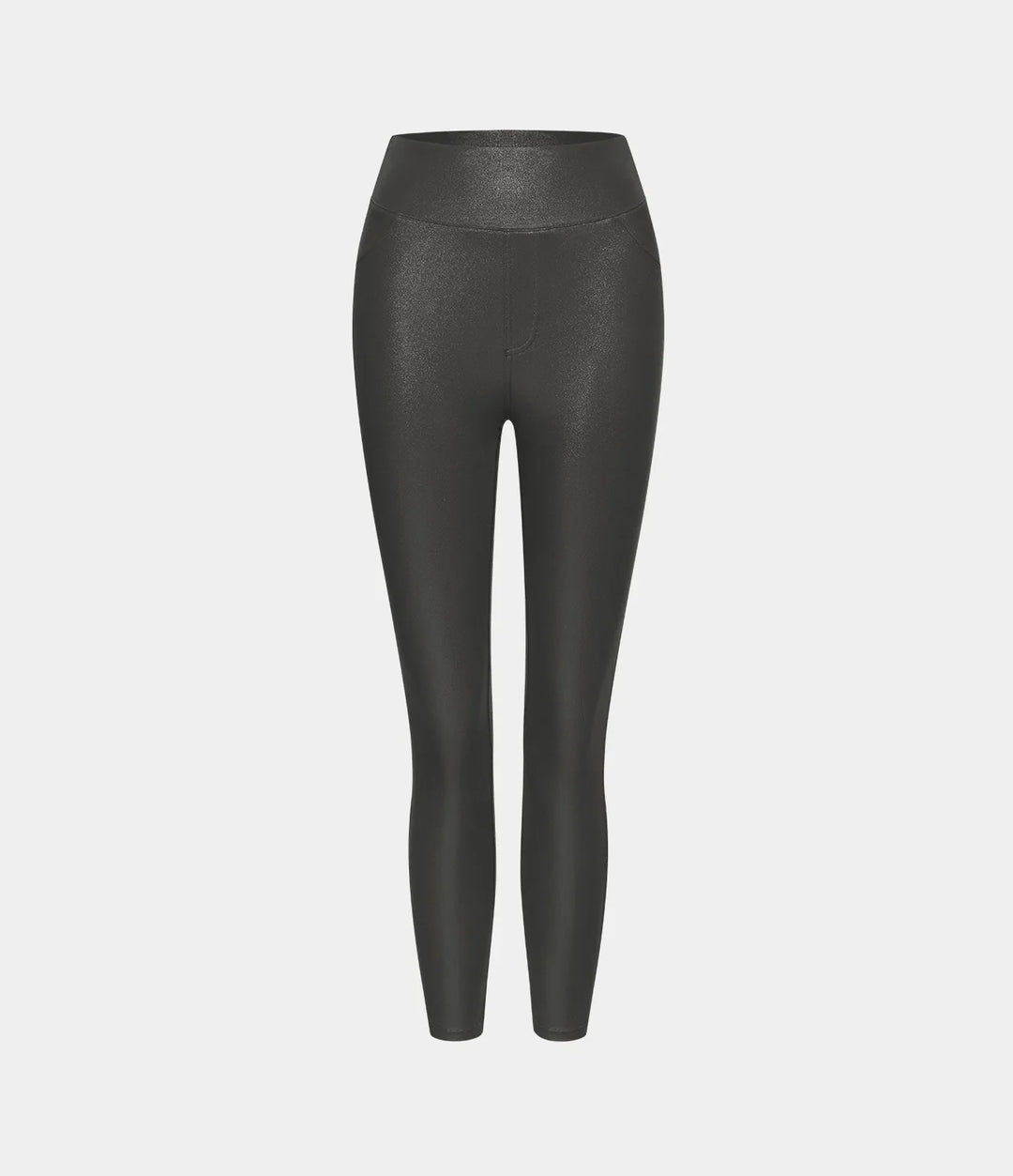 SoftlyZero konstläder högmidjad ficka arbete leggings