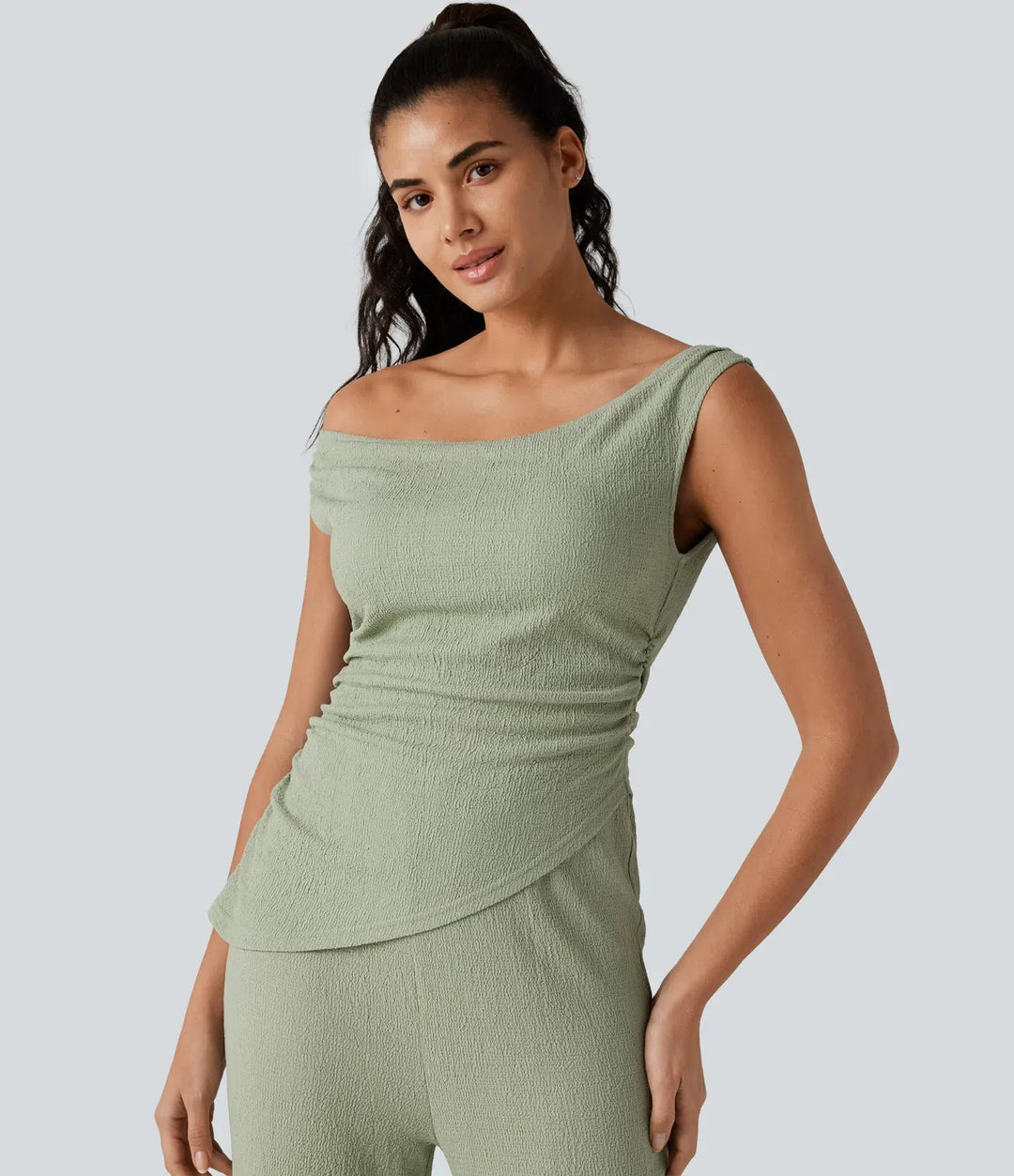 Bara axlar inbyggd BH vardaglig jumpsuit-Easy Peezy Edition