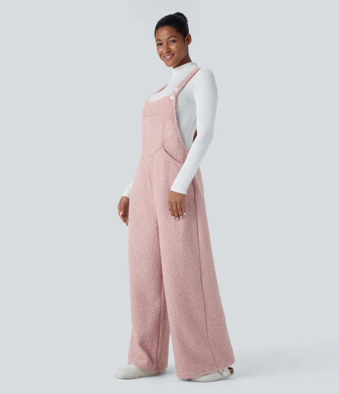 Fickor vardaglig teddy overall