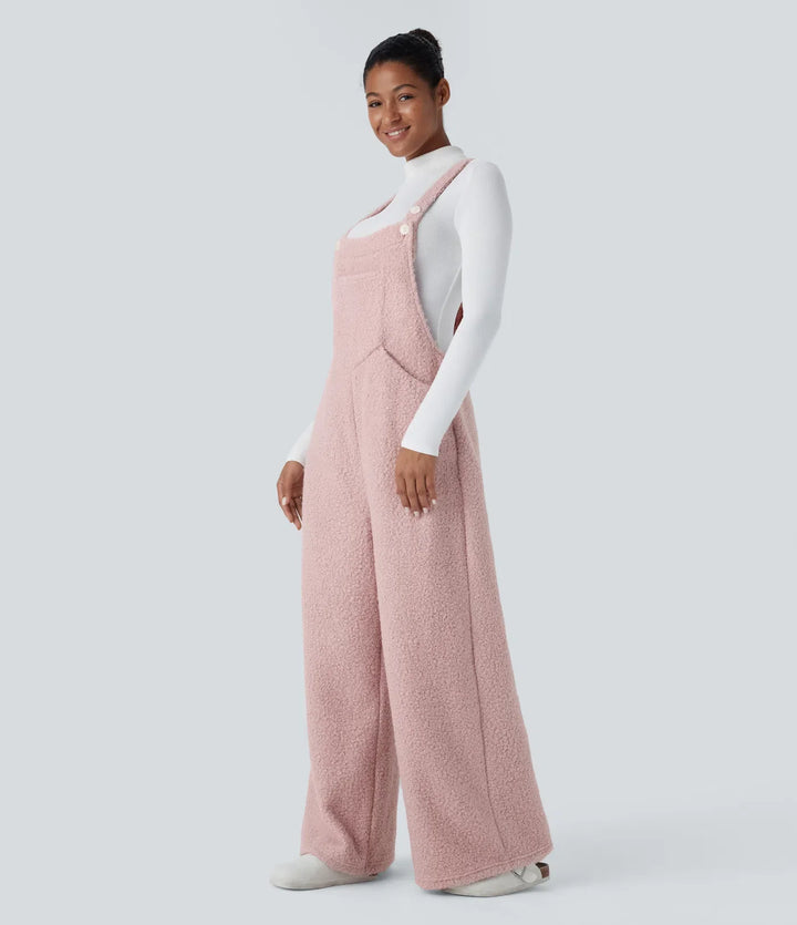 Fickor vardaglig teddy overall