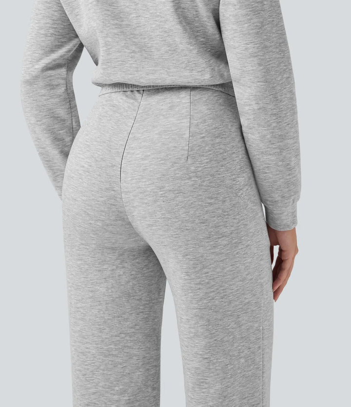 Slagkrage dragkedja långärmad vardaglig jumpsuit med fickor-Easy Peezy
