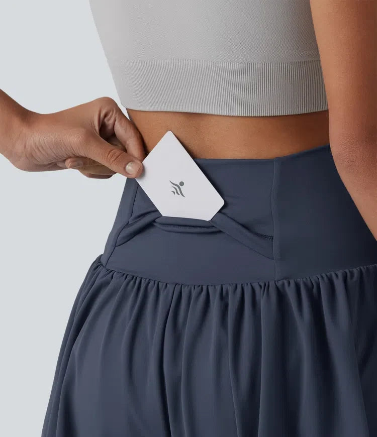 SoftlyZero Airy med hög midja 2-i-1 InstantCool yogashorts 3&