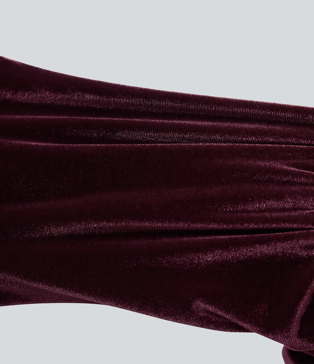 Rund hals ärmlös knytning i ryggen sammet fest jumpsuit med fickor