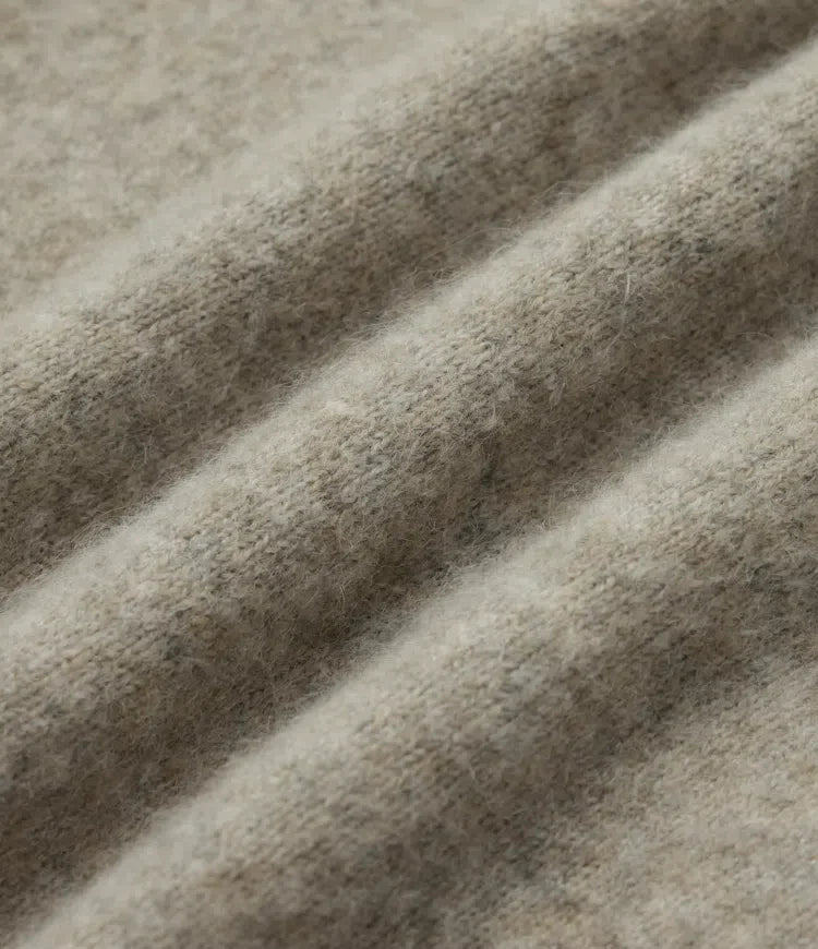 Hög hals långärmad oversized vardaglig tröja