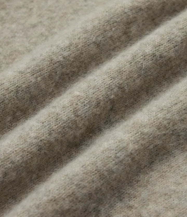 Hög hals långärmad oversized vardaglig tröja