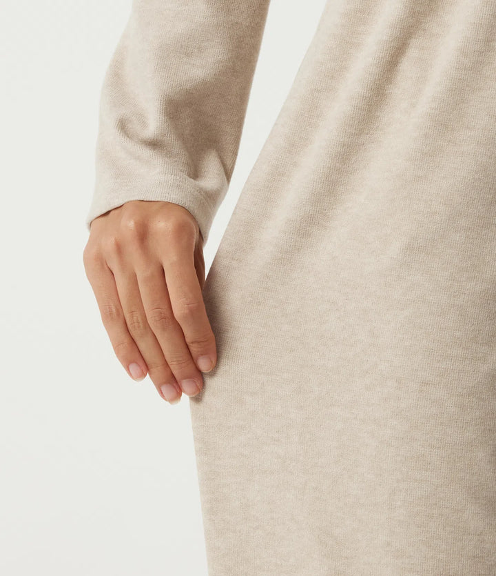 Rund hals långärmad vardaglig jumpsuit med fickor -Easy Peezy Edition