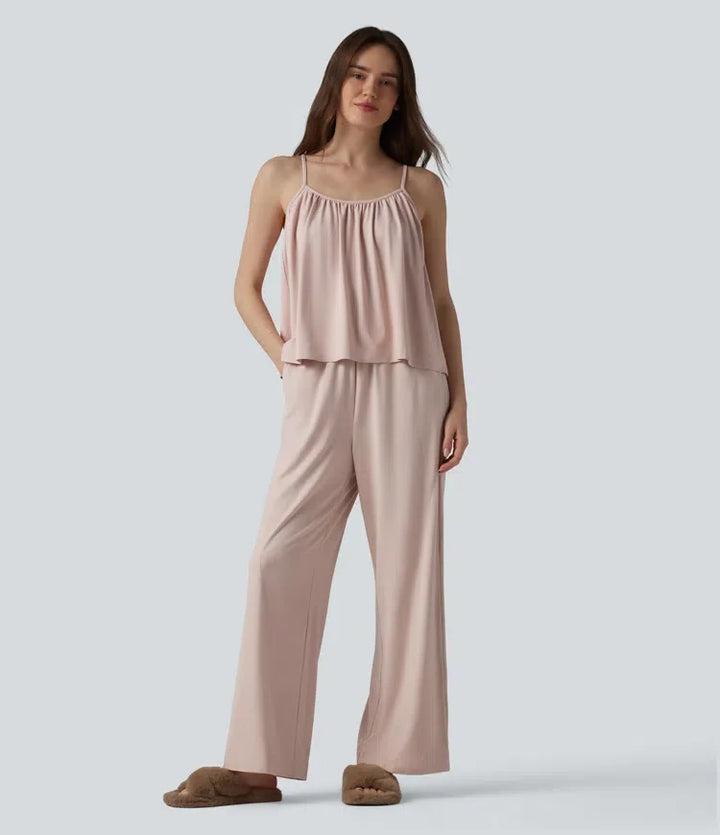 Draperad avkoppling linne