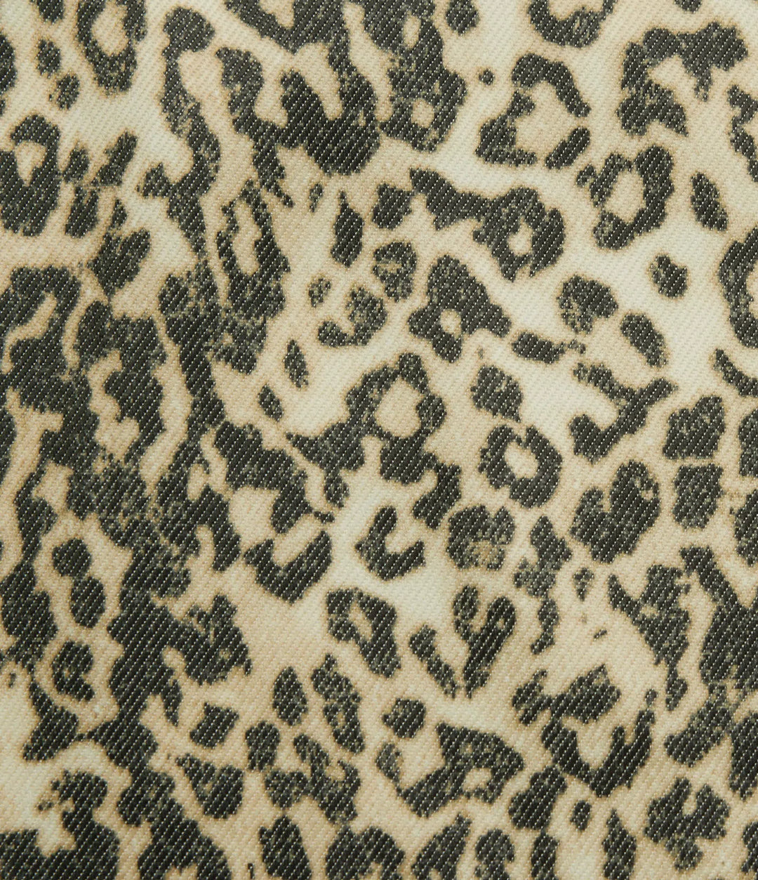 Långärmad dragkedja leopardmönster vardaglig jacka med fickor