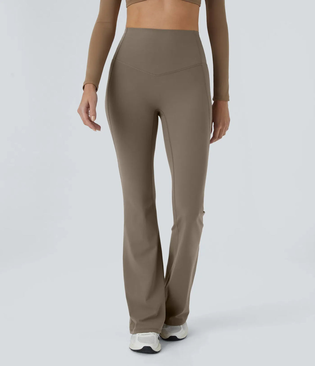 Lyckera UltraSculpt högmidjad magkontroll formande yoga utsvängd leggings
