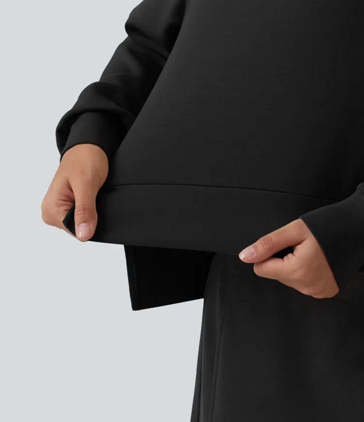 SpacerTek hög hals långärmad arbete sweatshirt