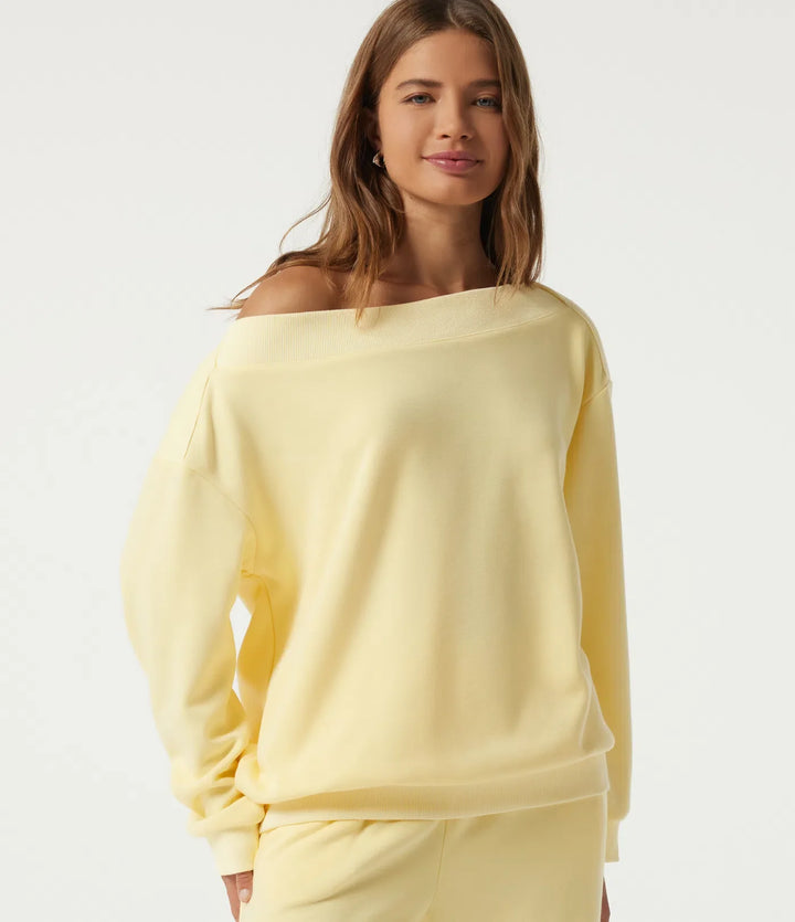 Långärmad vardaglig sweatshirt